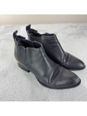 Alexander Wang Women Sz 6.5 US/36.5 EU Kori Ankle Boots Black Leather Made China